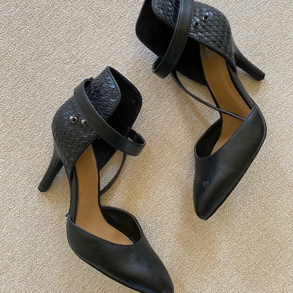 Fergalicious by Fergie Black Leather Heel